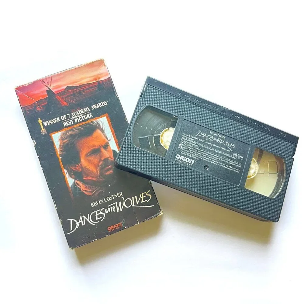 Dances with Wolves VHS Vintage 1990